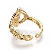 Brass Cuff Rings RJEW-F105-05G-3