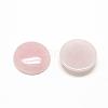 Natural Rose Quartz Cabochons G-R416-8mm-48-2