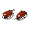 Natural Red Jasper Pendants G-B009-02P-L-2