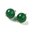 Natural Green Onyx Agate(Dyed & Heated) Sphere Charms G-G110-01G-03-2