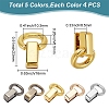 WADORN 20Pcs 5 Colors Alloy Bag Suspension Clasps FIND-WR0006-35-2