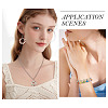 30Pcs 2 Colors Brass Rhinestone Spacer Beads RB-TA0001-29D-5
