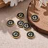 Golden Plated Alloy Charms ENAM-S118-02G-5