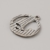Ocean Theme Alloy Enamel Pendants ENAM-CJC0022-14E-AS-2