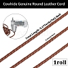 5M Round Braided Cowhide Letter Cord WL-GF0001-34B-02-2