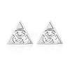 Titanium Steel Stud Earrings PW-WG21707-01-1