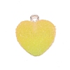 Resin Pendants RESI-WH0025-15A-1