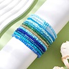 12Pcs 12 Styles Glass Stretch Bracelets BJEW-JB11032-02-3