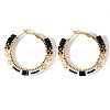 Summer Vacation Style Round Miyuki Bead Earrings Small and Versatile WY3757-1-1