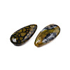 Natural Dragon Veins Agate Pendants G-N0325-16C-3