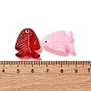 Transparent Glass Enamel Beads LAMP-U004-06M-2
