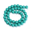 Dyed Natural Mashan Jade Beads Strands X-DJDA-E266-8mm-01-2