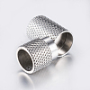 304 Stainless Steel Magnetic Clasps with Glue-in Ends STAS-F132-44P-7mm-3