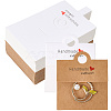 100Pcs 2 Colors Paper Keychain Display Cards CDIS-SP0001-27-1