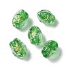 Handmade Foil Lampwork Beads Strands FOIL-Z001-06G-2