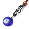 Handmade Evil Eye Lampwork Pendant Decoraton HJEW-JM02027-01-3