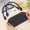 Imitation Leather Crochet Bag Nail Bottom & Sew on Bag Handles Set DIY-WH0308-342B-4