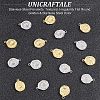 Unicraftale 16Pcs 2 Colors 304 Stainless Steel Pendants STAS-UN0038-31-3