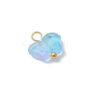 Frosted Acrylic Charms PALLOY-JF03325-02-4