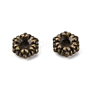 Tibetan Style Alloy Spacer Beads TIBEB-S039-019AB-NR-3