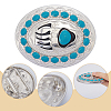 Alloy Enamel Buckle Clasps FIND-WH0126-367-6
