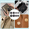 24 Pairs 4 Styles Zinc Alloy Snap Buttons FIND-FG0004-96EB-5