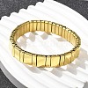 Rectangle 304 Stainless Steel Stretch Bracelets for Women Men BJEW-U021-01G-03-2