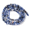 Natural Sodalite Beads Strands G-G139-A07-03-3