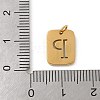 304 Stainless Steel Charms STAS-R001-01G-P-3