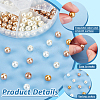   150Pcs 6 Colors Baking Painted Pearlized Glass Pearl Round Beads HY-PH0001-08-4