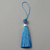 Polyester Tassel Big Pendants Decorations HJEW-TAC0019-01K-1