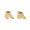 PVD Vacuum Plating 304 Stainless Steel Stud Earrings for Women EJEW-A048-07G-1