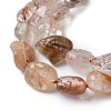 Natural Rutilated Quartz Beads Strands G-L493-10-3