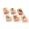 Wood DIY Stamps DIY-WH0246-76-2