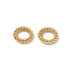 304 Stainless Steel Twisted Ring Linking Rings STAS-L300-005B-G-1