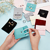 HOBBIESAY 12pcs 6 colors Square Velvet Jewelry Bags TP-HY0001-01-3