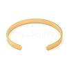 Titanium Steel Open Cuff Bangles for Women BJEW-G708-01B-G-3