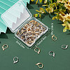 100Pcs 2 Colors 304 Stainless Steel Leverback Earring Findings STAS-BBC0001-56-7