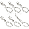 6Pcs Zinc Alloy Twister Clasps FIND-FH0016-55P-1