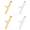 4Pcs 2 Colors 925 Sterling Silver Pin to Pendant Converter STER-BBC0009-17C-7