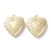 Rack Plating Brass Locket Pendants X-KK-F090-03LG-1