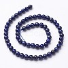 Grade A Round Dyed Natural Lapis Lazuli Beads X1-GSR6mmC123-4