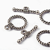 Tibetan Style Alloy Toggle Clasps LS-EA9138Y-NF-3