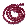 Lab Grown Red Corundum Beads Strands G-G106-C13-05-1-2