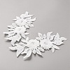 Polyester & Plastic Pearl & Rhinestone Ornament Accessories PATC-WH0008-104B-2