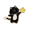 Animals Holding Star Enamel Pins JEWB-S032-02G-A-1