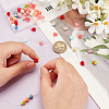 54Pcs 9 Colors Epoxy Resin Beads RESI-GA0001-27-3