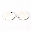 201 Stainless Steel Stamping Blank Tag Pendants X-STAS-T058-12mm-P-3