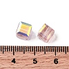 Electroplated Glass Beads EGLA-G040-01A-AB02-3
