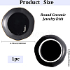 Round Ceramic Jewelry Dish AJEW-WH20067-015A-2